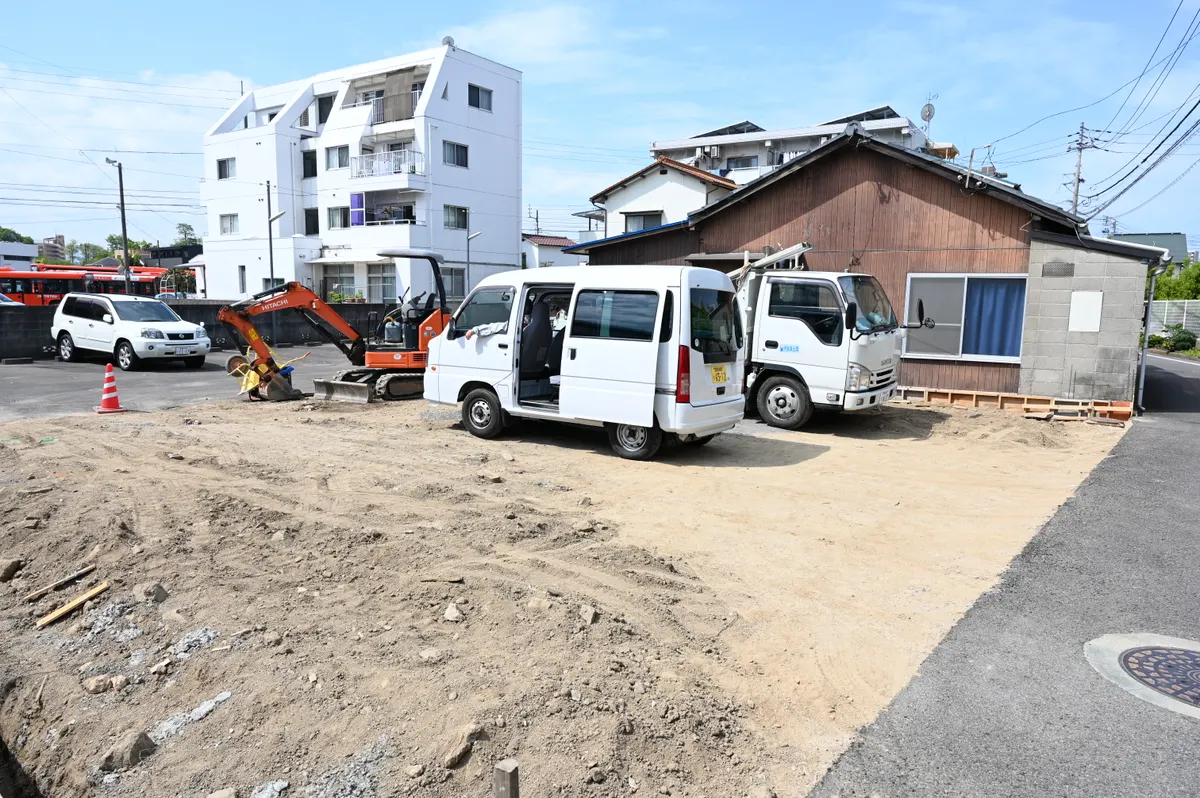 解体を終えて整地された土地